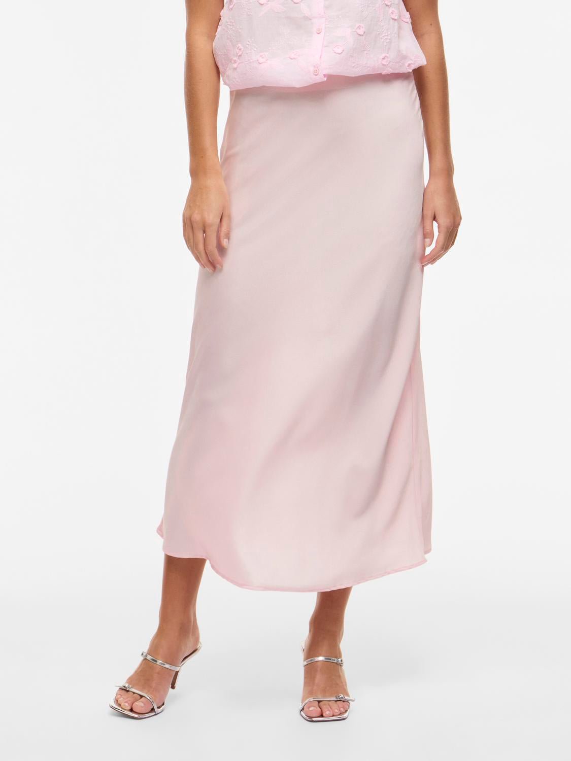 VIELLETTE Midi Skirt - Cherry Blossom - VERO MODA & VILA Bergvik